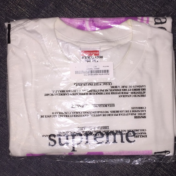 Supreme Shirts Supreme Fuck With Your Head Tee Poshmark